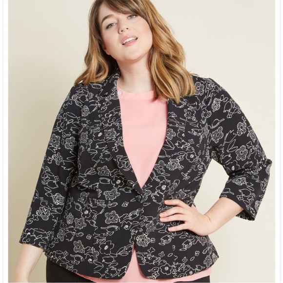 Modcloth Jackets & Blazers - ModCloth Sweet Sophistication Floral Blazer